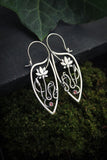 Lotus flower earrings for wedding Bridal jewelry