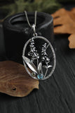 Foxglove pendant Botanical jewelry Handcrafted