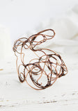 Tutorial DIY project - PDF Tutorial wire wrapped sculpture Rabbit - Wire copper soldering - Unique gift idea - handmade gift