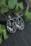 Foxglove pendant Botanical jewelry Handcrafted