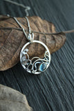 Ginkgo leaf pendant Plant jewelry Hand fabricated