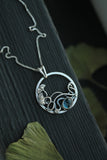 Ginkgo leaf pendant Plant jewelry Hand fabricated