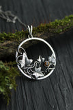 Ivy pendant Botanical jewelry Silversmithing