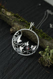 Ivy pendant Botanical jewelry Silversmithing