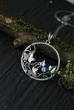 Ivy pendant Botanical jewelry Silversmithing
