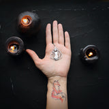 Kitsune fox pendant Hand fabricated jewelry