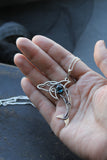 Dolphin pendant Hand fabricated silver jewelry