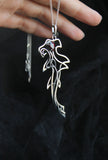 Hammerhead shark silver pendant Hand fabricated jewelry