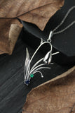 Snowdrop pendant Silversmithing jewelry