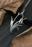 Snowdrop pendant Silversmithing jewelry