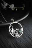 Ivy pendant Botanical jewelry Silversmithing