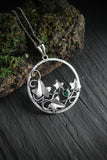 Ivy pendant Botanical jewelry Silversmithing