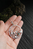 Ivy pendant Botanical jewelry Silversmithing