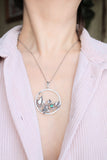 Ivy pendant Botanical jewelry Silversmithing