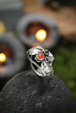 Pumpkin ring Halloween jewelry Fall ring handfabricated