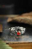 Pumpkin ring Halloween jewelry Fall ring handfabricated