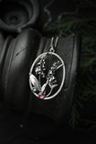 Foxglove pendant Botanical jewelry Handcrafted