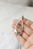 Dandelion pendant Floral jewelry Silversmithing