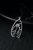 Lotus flower pendant Silversmithing