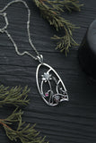 Lotus flower pendant Silversmithing