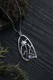 Lotus flower pendant Silversmithing