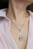 Lotus flower pendant Silversmithing