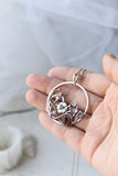 Wild rose artisan pendant Silversmithing