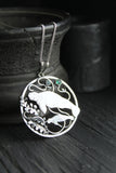 Manatee pendant Artisan jewelry Silversmithing