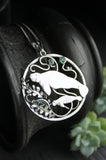 Manatee pendant Artisan jewelry Silversmithing