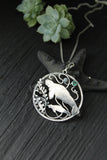 Manatee pendant Artisan jewelry Silversmithing