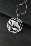 Manatee pendant Artisan jewelry Silversmithing
