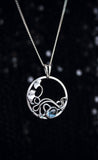 Ginkgo leaf pendant Plant jewelry Hand fabricated
