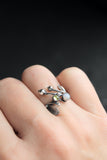 Berries adjustable ring Botanical engagement ring