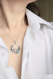 Ginkgo leaf pendant Plant jewelry Hand fabricated