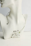 Open necklace with Maidenhair fern