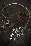 Open necklace with Maidenhair fern