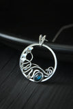 Ginkgo leaf pendant Plant jewelry Hand fabricated