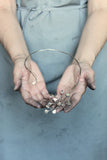 Open necklace with Maidenhair fern