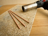 Copper solder Felder 12 ga square for wire wrapped jewelry