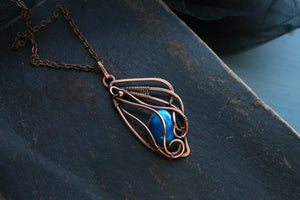 Jewelry Tutorial: copper soldering pendant Butterfly wing