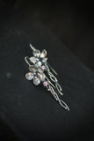 Blossom flower earrings Bridal jewelry Wedding silversmithing