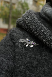 Blueberry brooch Botanical jewelry Silversmithing