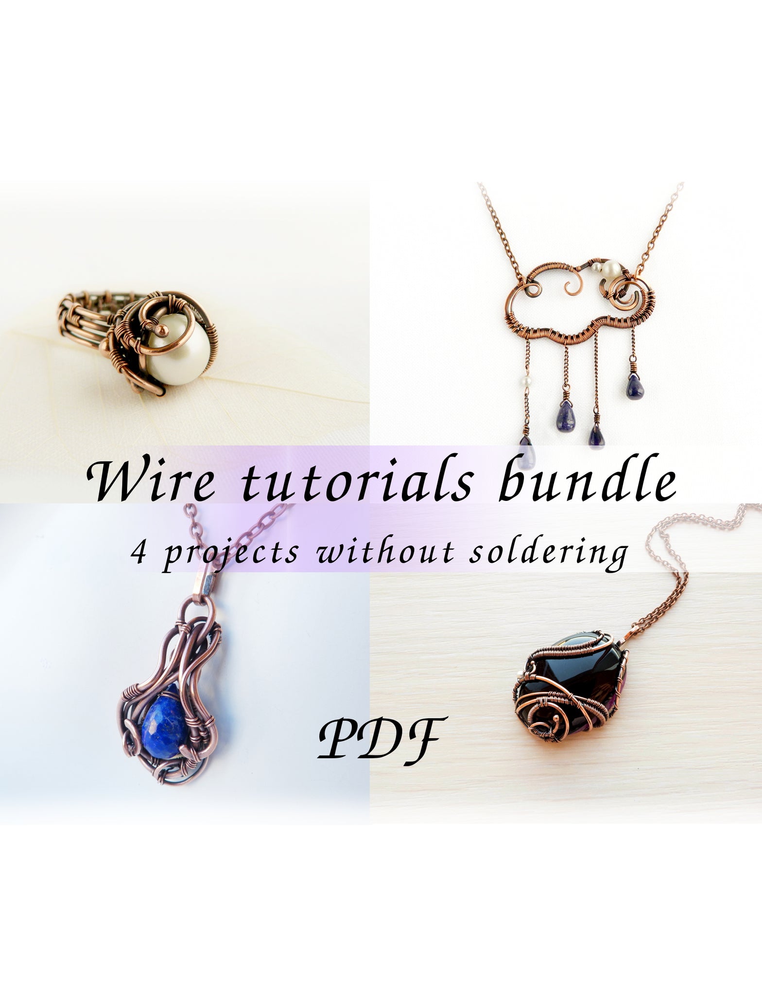 Wire wrapped jewelry tutorial Fox pendant copper wire tutorial Copper –  Ursula Jewelry