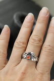 Pumpkin ring Halloween jewelry Fall ring handfabricated