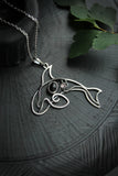 Orca whale silver pendant Artisan jewelry