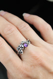 Foxglove silver ring Elven engagement ring Botanical floral jewelry