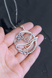 Whales mother and baby Wire wrapped jewelry