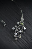 Open necklace with Maidenhair fern