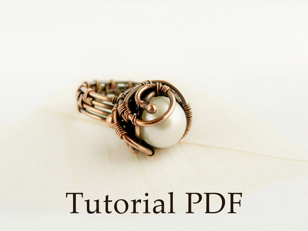 Wire wrapped Bracelet jewelry tutorial without soldering Copper wire t –  Ursula Jewelry